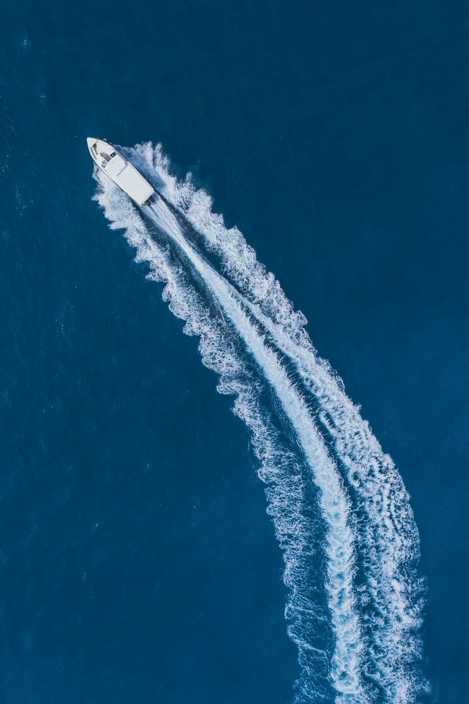 Nite Runner, a 42-foot sport cruiser, on the water off Miami